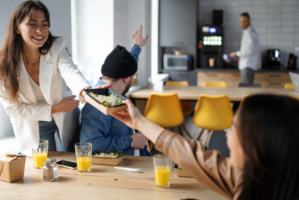 Office lunch breaks ($300-600)